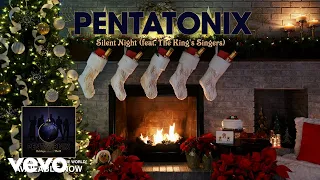 pentatonix silent night yule log audio ft the kings singers