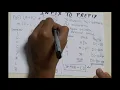 INFIX TO PREFIX DATA STRUCTURE APPLICATION OF STACK