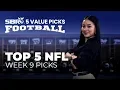Top 5 NFL Picks NFL Week 9 Game Picks Predictions