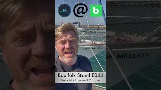 Meet us at the Southampton Boat Show : Saturday 21st : 1pm until 2:30pm on the Boatfolk Stand
