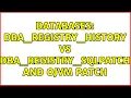 Databases dba - registry