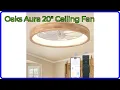 REVIEW 2026 Oaks Aura 20 Ceiling Fan ESSENTIAL details
