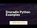 gnuradio python examples