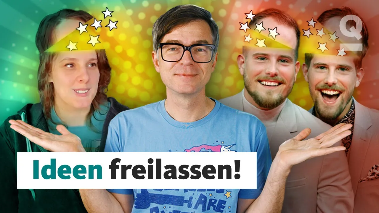 Wie werde ich kreativer? | Quarks Dimension Ralph mit @coldmirror und @wolterzwillinge