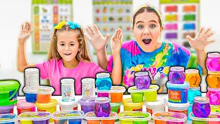 ruby and bonnie mixing slimes to see what happens challenge