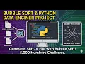 Bubble Sort from Scratch Python Data Engineering Challenge 5000 Numbers