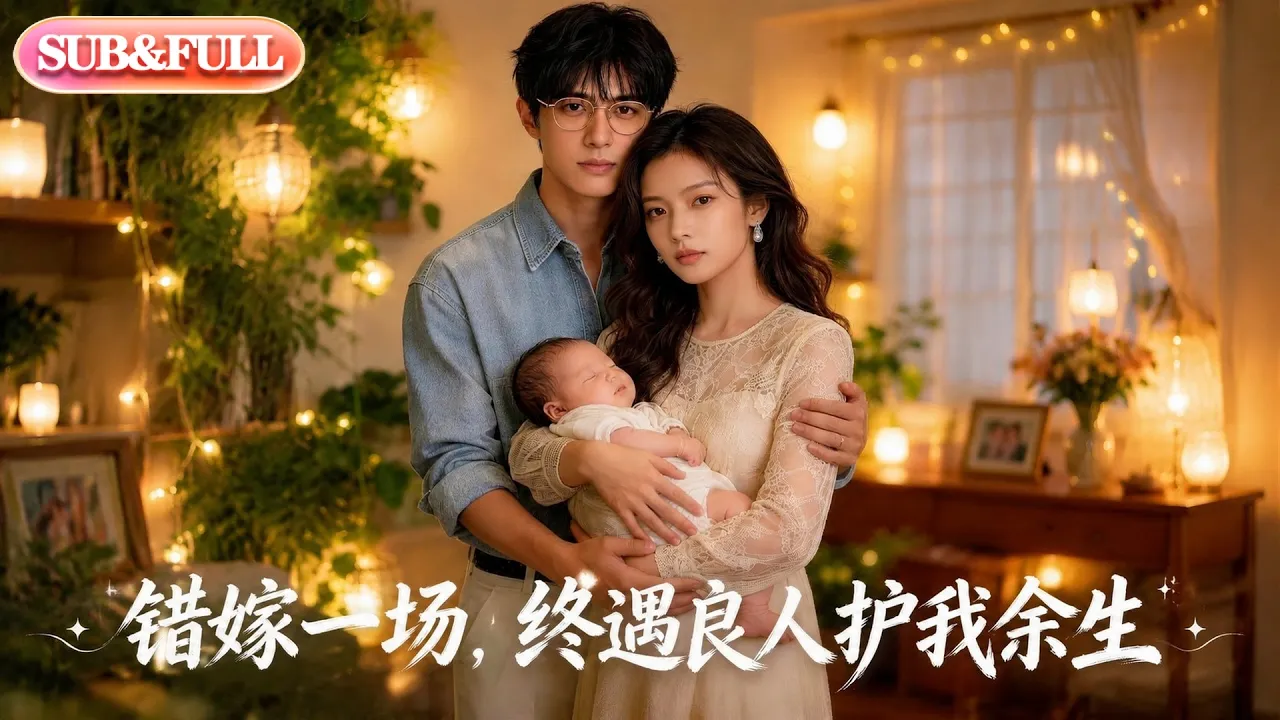【全集FULL】《错嫁一场，终遇良人护我余生》| AI短剧 | ENG SUB #薄荷听书 #cdrama #latest #热门短剧 #都市 #重生 #逆袭 #现代 #甜宠 poster