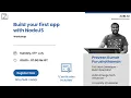 Build your first application with NodeJS