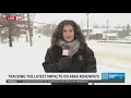 How are the road conditions Winter storm updates at 10 30 a m for Jan 25 2026