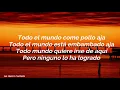 De donde vengo yo LETRA