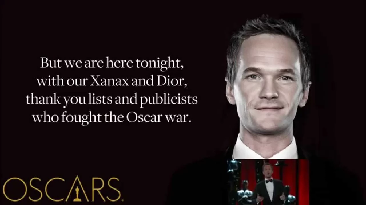 2015 Oscars Opening Number (Lyrics) - Neil Patrick Harris, Anna Kendrick and Jack Black