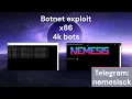 Powerful Mirai Source And Exploit shop - x86 legit bots 4k