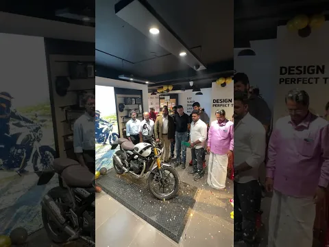 Test🤩 Drive குடுத்த bikeஅ🛵 இப்படி பண்ணிடனே😱😭!!! | Triumph🤯 Showroom in Pondy🥳 | #Shorts Agni Tamil