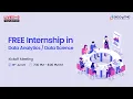 Free Data Analytics Data Science Internship Batch 5 360DigiTMG