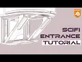 How To Make a Sci-Fi Door in Blender