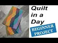 DOUBLE BARGELLO MADNESS Easy Beginner Patchwork Table Runner using Interleave Technique