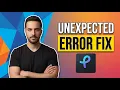 Pixlr Unexpected Error Fix Quick Troubleshooting Guide