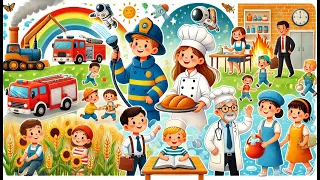 La Chanson Des Métiers Chanson Comptine Pour Enfant DoudouLoup 