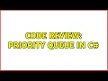 Code Review Priority Queue in C 3 Solutions