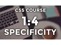 CSS Course 1 4 Specificity