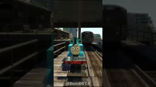 ياترى ايه هيحصل لو استخدمت مود القطار توماس في جميع العاب جراند 