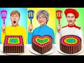 Download Lagu Me vs Grandma Cooking Challenge | Kitchen Battle with Secret Gadgets by Multi DO Challenge
