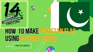 Pakistan Flag How to make Pakistan Flag with Python Turtle