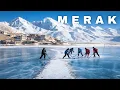 Lagu Winter Life in Ladakh Village | Merak | Ice Hockey on Pangong Lake | Nishant Parmar