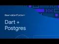 Observable Flutter Dart Postgres