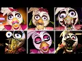 FNAF Security Breach Vs Ruin DLC Vs FNAF Help Wanted 2 - All Glamrock Chica Jumpscares