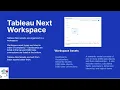 Tableau Next Workspaces for visualizations dashboards Agentforce Analytics Visualization agent