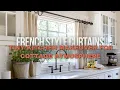 Tiny Kitchen Makeover French Country Style Curtains for a Charming Cottage Atmosphere