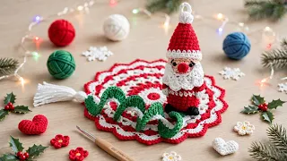 Cómo tejer una espiral de Santa Claus 🎅 a crochet paso a paso