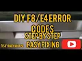 Maytag Dishwasher DIY F8 E4 Error codes fixing