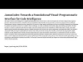 JanusCoder Towards a Foundational Visual-Programmatic Interface for Code Intelligence