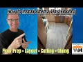 How To Install Armstrong Alterna Engineered Floor Tiles From Prep To Dry Fitting And Gluing Down