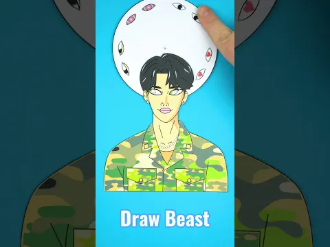 Paper Craft Challenge with Saja Boys K-pop #fans #kpop #challenge
