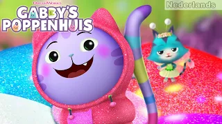 We gaan muzikaal dingen bij elkaar zoeken met de Gabbykatten! | GABBY'S POPPENHUIS | Netflix