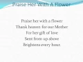 Download Lagu Praise Her With A Flower