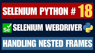 Selenium Python Handling Nested Frames