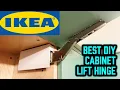 This 50 Cabinet Upgrade is Worth Every Penny - IKEA Utrusta Lift Hinge Install