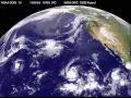 Satellite Movie Shows Three Storms in Eastern Central Pacific