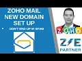 Download Lagu Adding a New Domain to Zoho Mail incl Domain Verification | Zoho Expert | ZEPartner.net