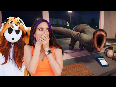 Video Thumbnail: NUNCA VENDAS COMIDA a las 3AM con Mandarina en Roblox Scary Shawarma Kiosk