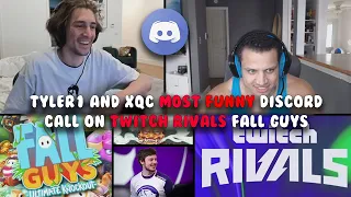 TYLER1 Joins XQC Team On Discord Made So Funny Toxic Call For Fall Guys Ludwig's Twitch Rivals