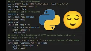 HTTP Requests with Python Sockets