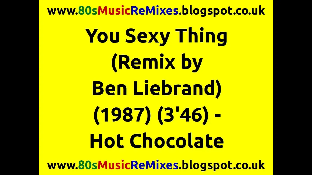 You Sexy Thing (Remix by Ben Liebrand) - Hot Chocolate | 80s Club Mixes | 80s Club Music | 80s Club