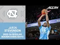 North Carolina F Jarin Stevenson Regular Season Highlights 2025 26 ACC Men s Basketball
