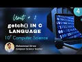 getch - 10 Class