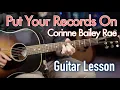 Download Lagu Put Your Records On (Corinne Bailey Rae) Guitar Lesson